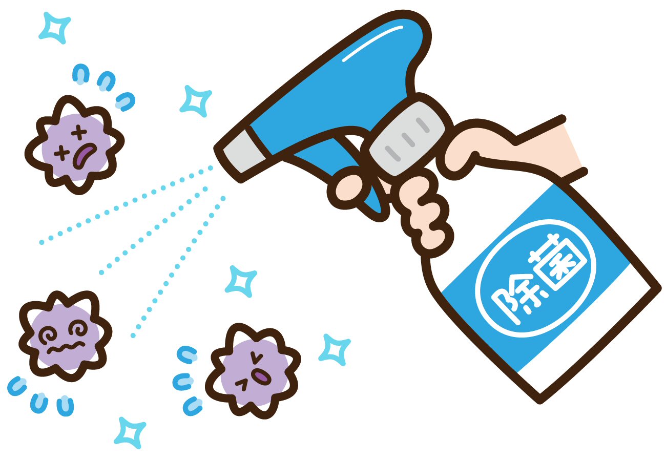 ウィルスの除菌